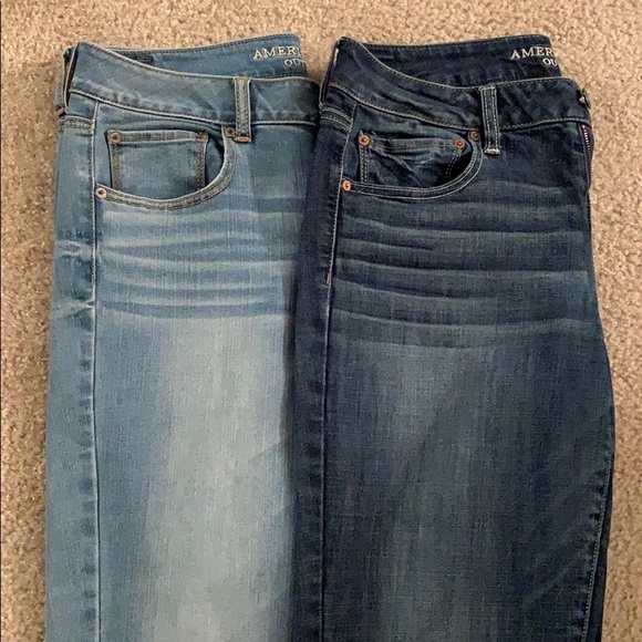 American Eagle Straight Super Stretch Size 12 - Picture 4 of 5